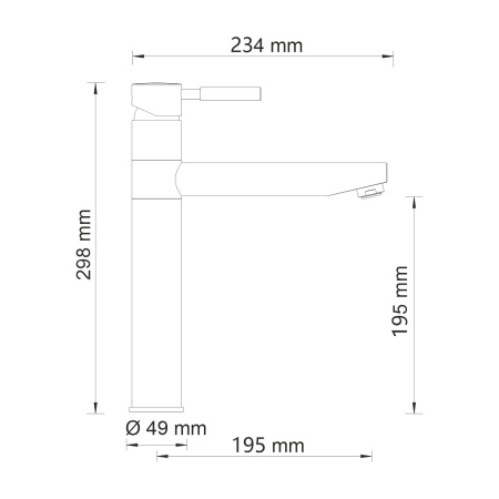 Смеситель для кухонной мойки WasserKRAFT Main 4107