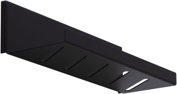 Полка Aquanet Магнум 30x80 черная матовая, открытая
