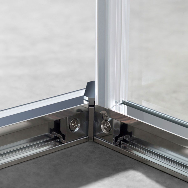 Душевой уголок Vincea Slim-U VSS-2SU8010CL, 1000*800, хром, стекло прозрачное