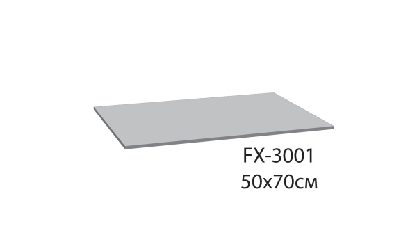 Коврик для ванной Fixsen Amadeo 1-ый, FX-3001K, серый, 50х70 см