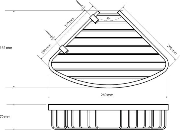 Мыльница для ванной Bemeta Cytro 146208352