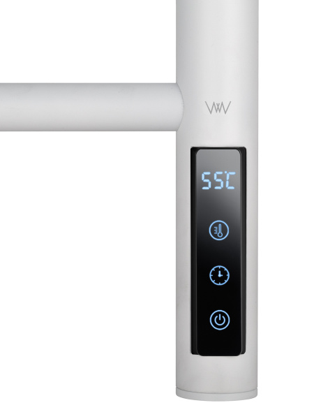 Полотенцесушитель электрический WONZON & WOGHAND, Белый матовый (WW-AL409-MW)