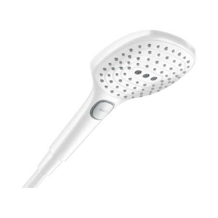 Hansgrohe Raindance Select E120 Air 3jet ручной душ хром-белый матовый 26520400