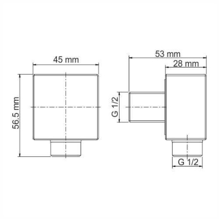 Подключение шланга для душа WasserKRAFT Aisch A177