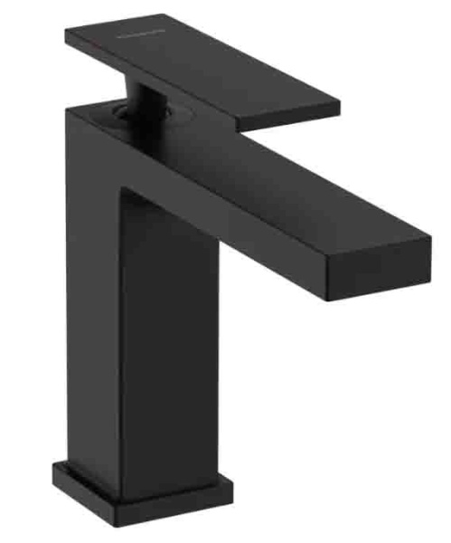 Смеситель для раковины Hansgrohe Tecturis E CoolStart EcoSmart 73011670 черный матовый 73011670