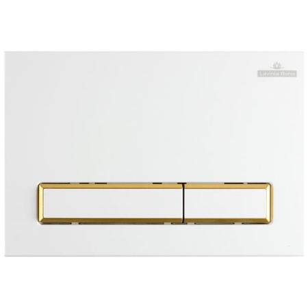 Панель смыва Lavinia Boho Relfix 38050802 (белый/золотой глянец)