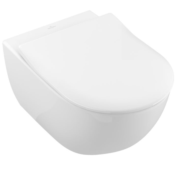 Унитаз Villeroy & Boch Subway 2.0, подвесной с сиденьем, 5614R2R1