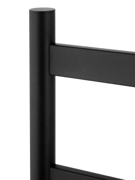 Полотенцесушитель электрический напольный WONZON & WOGHAND, Черный матовый (WW-A406-MB)