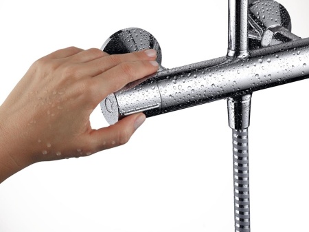 Hansgrohe Vernis Shape Showerpipe 230 1jet с термостатом хром 26286000