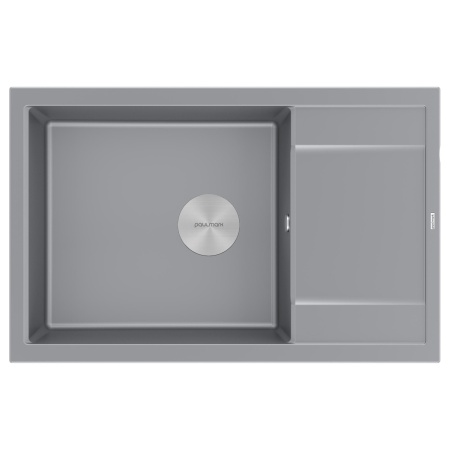 Мойка FLUGEN 60, IT-GRANIT, PM317850-GRM, серый металлик, 780х500 мм, Paulmark