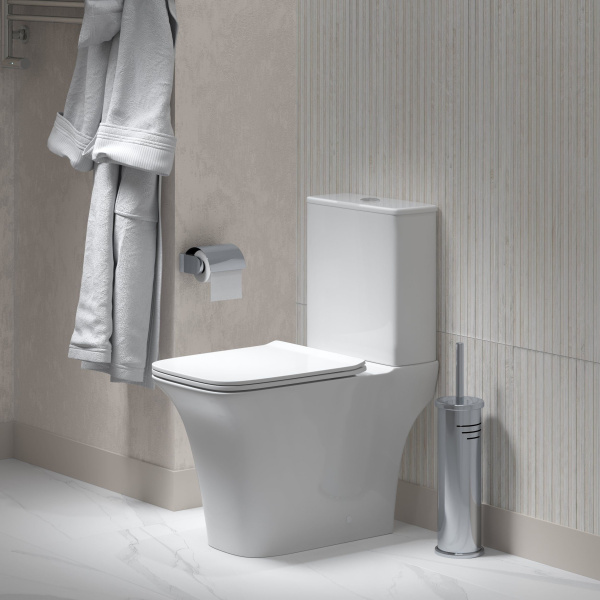 Унитаз Grossman Galaxy GR-4470S (650х360х820) напольный безободковый с тонкой крышкой