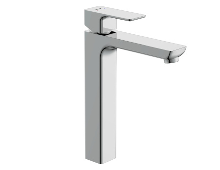 Смеситель для раковины Cersanit GEO высокий однорычажный клик клак, 63043