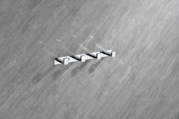 Полотенцедержатель на планке 4-й Grocenberg AC0014 (Хром)