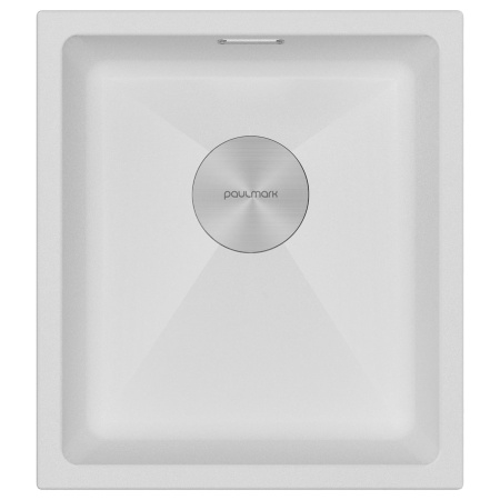 Мойка LUMI 41UNI, IT-GRANIT, LU41-WH, белый, 410х460, Paulmark