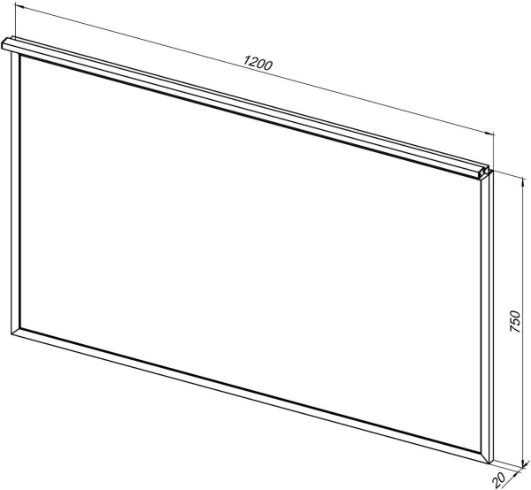 Зеркало Allen Brau Priority 120 1.31018.BB черный браш