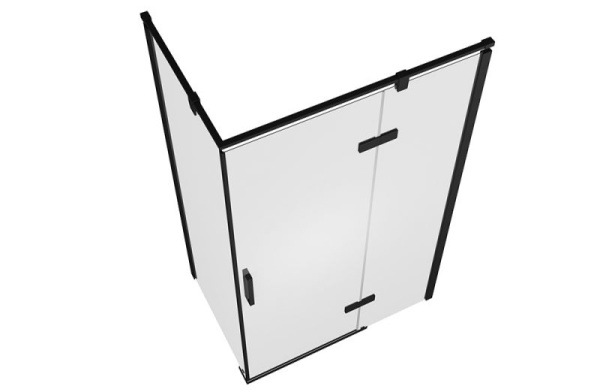 Душевой уголок BRAVAT BLACKLINE R-open 800х1200х1950 BS120.3113AB
