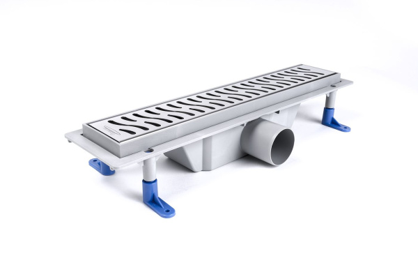 Душевой уголок Ambassador Kingston 14011102-ST3, квадратный, линейный трап, 90х90