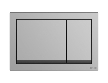 Кнопка Cersanit ENTER для LINK PRO/VECTOR/LINK/HI-TEC пластик хром матовый, P-BU-ENT/Cm