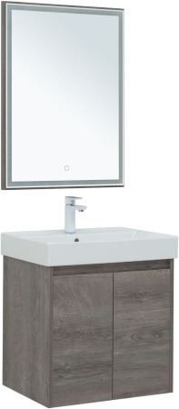 Мебель для ванной Aquanet Nova Lite 60 дуб рошелье (2 дверцы)