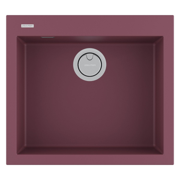 Мойка DECORATION 56, ACRYSTONE, PM935650-ME, MERLOT, 560х500 мм, Paulmark