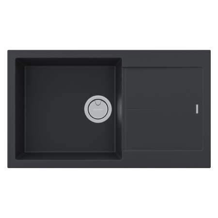 Мойка EXTENSIO 86, ACRYSTONE, PM988650-AN, ANTRACITE, 860х500 мм, Paulmark