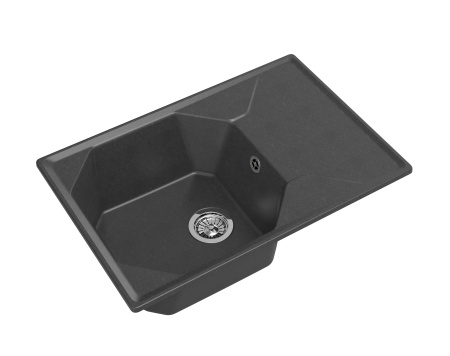 Кухонная мойка GranFest UNIQUE U-740L графит