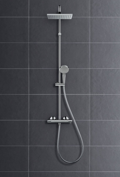 Hansgrohe Vernis Shape Showerpipe 230 1jet с термостатом хром 26286000