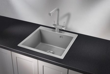 Мойка для кухни Granula 5102 алюминиум, 51х52 см, квадратная