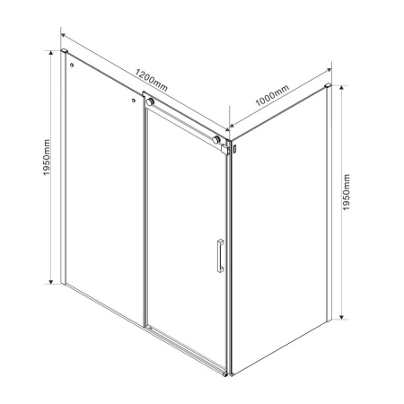 Душевой уголок Vincea Como VSR-1C1012CL, 1200*1000, хром, стекло прозрачное