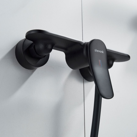 Смеситель для душа Shevanik S4716H, черный