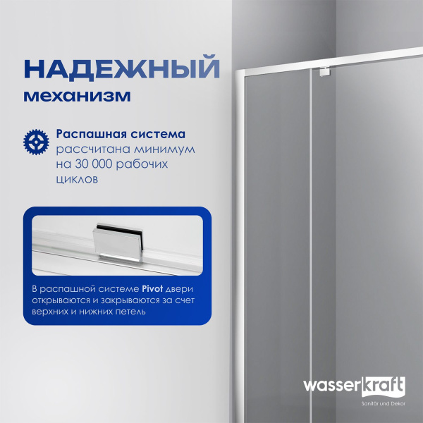 Душевая дверь WasserKRAFT Aula 11P13