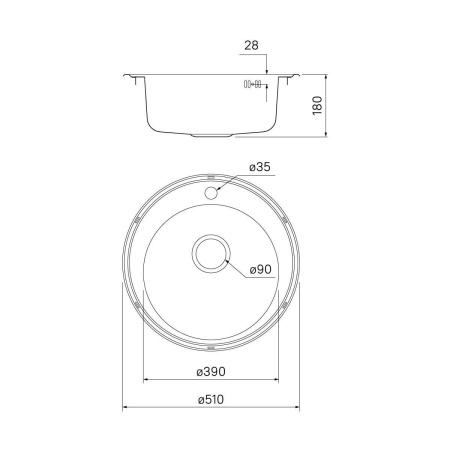 Мойка IDDIS Basic D510 нержавеющая cталь полированная BAS51P0i77
