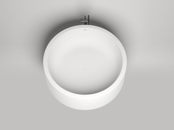 Ванна отдельностоящая Salini ISOLA 200x200, S-Sense, глянцевый белый 101111G