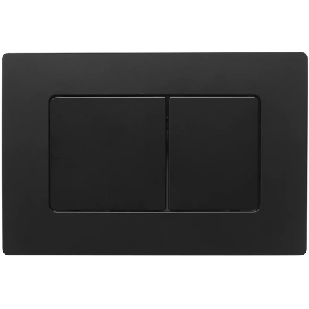 Кнопка смыва Veconi FLUSH V8, FLV8-B, 240х162х7, пластик, черный матовый