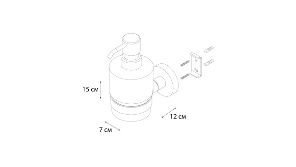 Дозатор жидкого мыла Fixsen Modern FX-51512