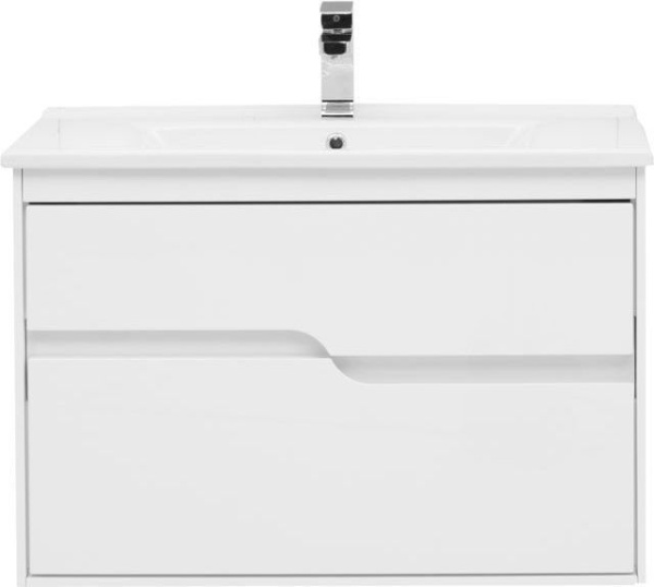 Тумба с раковиной Aquanet Модена 85 белый