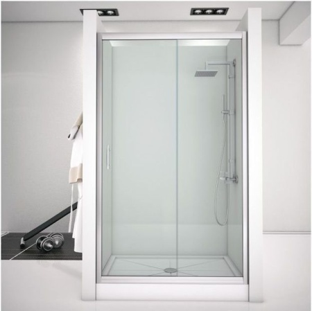 Душевая дверь Aquanet Alfa NAA6121 160, прозрачное стекло