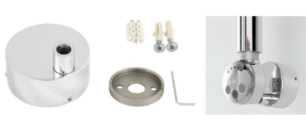 Элемент для скрытого монтажа полотенцесушителей Aquanet