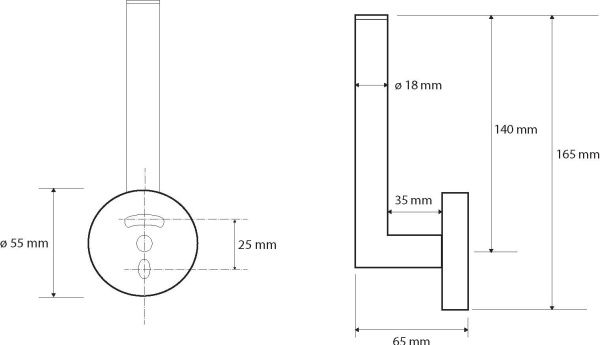 Держатель запасного рулона Bemeta Hematit 159112032