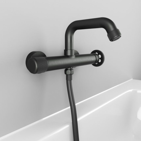 Смеситель для ванны графит IDDIS Grange GRAGMR2i02