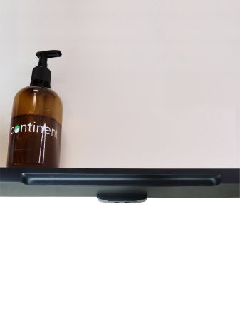 Зеркальный шкаф для ванной 56х85см Reflexion Black с регулируемой LED подсветкой RF2001BL черный