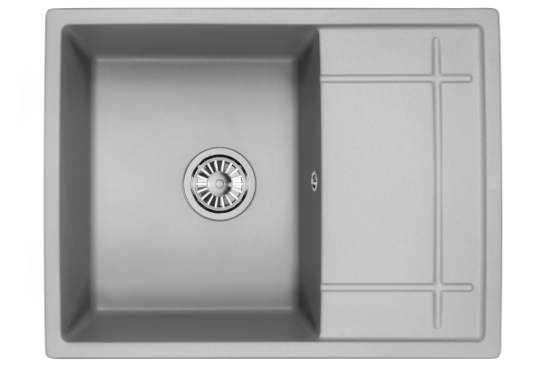 Мойка для кухни Granula 6501 алюминиум, 65,5х50 см, прямоугольная
