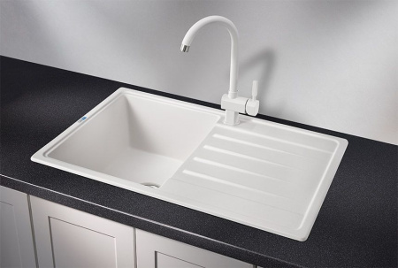 Кухонная мойка Granula ST-7602 белый