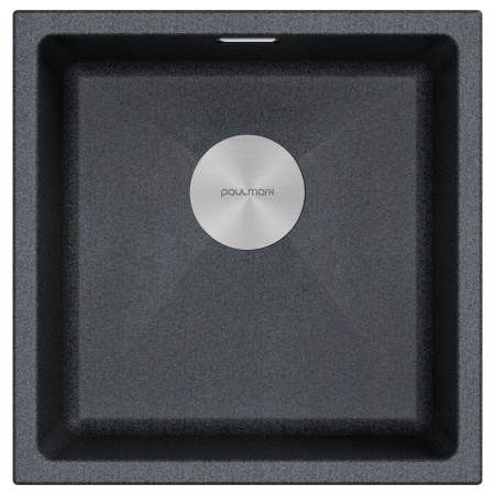 Мойка LUMI 45UNI, IT-GRANIT, LU45-DG, графит, 455х460, подст. мон. Paulmark