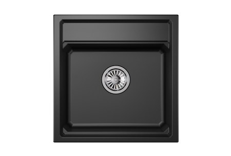 Мойка для кухни Granula Kitchen Space 5002 шварц, 50х51 см, квадратная