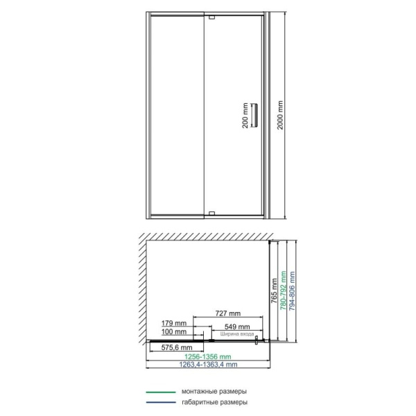 Душевой уголок WasserKRAFT Berkel 48P32