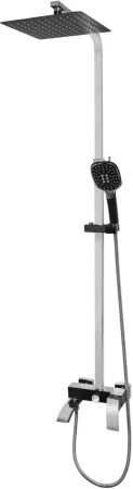 Душевая система Hansberge H5077 Черный хром
