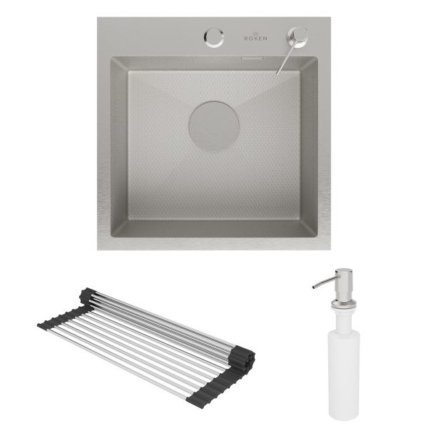 Кухонная мойка Roxen Snake 45 (текстурное покрытие)