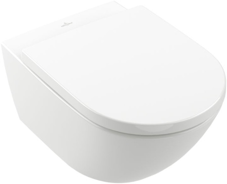 Унитаз Villeroy & Boch Subway 3.0, подвесной с сиденьем, 4670TS01