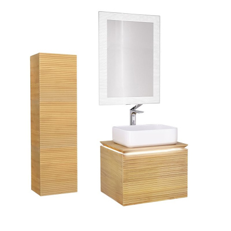 Зеркало Jorno Karat Kar.02.60/P/W 60 см с подсветкой